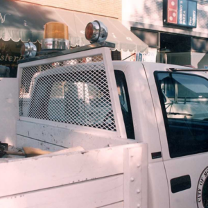 Copy-of-exmet-truck-safety-guard Expanded metal, Expanded sheet metal, expanded metal mesh, expanded metal