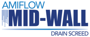 water resistive barrier, weather resistive barrier, amiflow mid-wall