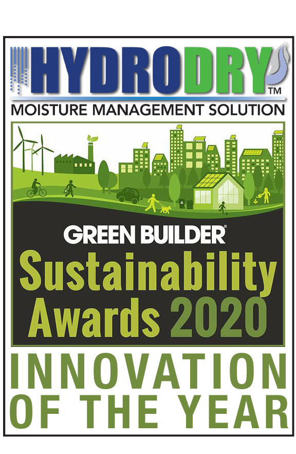 Amico Hydro dry system win Green builder sustainability awardss 2020