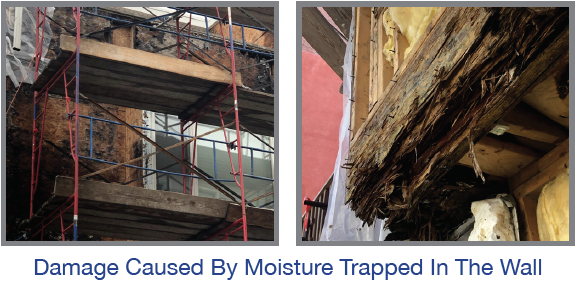 BUILD A DRY HEALTHY BUILDING BY PREVENTING TRAPPED WATER IN THE EXTERIOR WALLS BUILD A DRY HEALTHY BUILDING BY PREVENTING TRAPPED WATER IN THE EXTERIOR WALLS